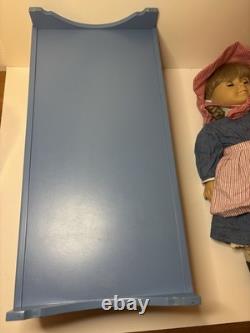 American Girl Pleasant Company 1997 Kirsten Larson Doll, Bed, Pajamas, Books EUC