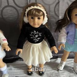 American Girl/Pleasant Company Doll Lot Of 3 With Clothes! Free Shipping
