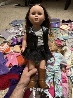 American Girl Pleasant Company Doll With Accessories + Bonus Cititoy Doll