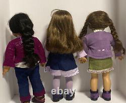 American Girl Pleasant Company Dolls 18 Lot Of 3/Sold As-Is/Read