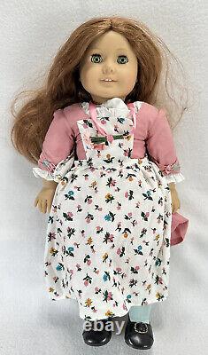 American Girl Pleasant Company Felicity Doll Red Hair Dress Green Eyes Stained
