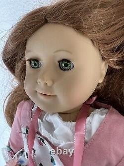 American Girl Pleasant Company Felicity Doll Red Hair Dress Green Eyes Stained