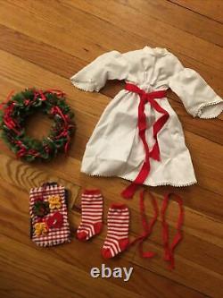 American Girl Pleasant Company KIRSTEN'S ST LUCIA Holiday OUTFIT WREATH TRAY ETC