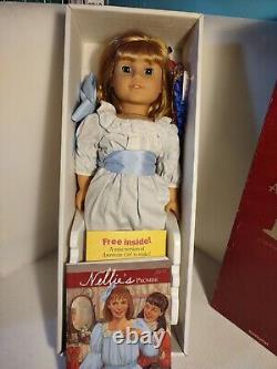 American Girl Pleasant Company NELLIE DOLL + Book & Accessories MEET OUTFIT NIB