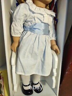 American Girl Pleasant Company NELLIE DOLL + Book & Accessories MEET OUTFIT NIB