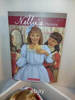 American Girl Pleasant Company NELLIE DOLL + Book & Accessories MEET OUTFIT NIB