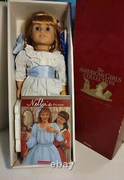 American Girl Pleasant Company NELLIE DOLL + Book & Accessories MEET OUTFIT NIB
