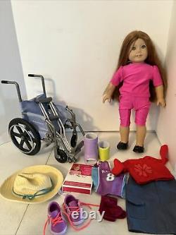 American Girl RETIRED FELICITY DOLL Pleasant Co Historical Red Hair Green Eyes