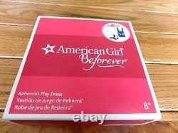 American Girl Rebecca Beforever Play Dress No Doll Nib Sealed Free Ship Retired