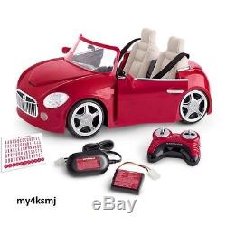 American Girl Red RC sport SPORTS CAR for Luciana Grace Julie Doll SHIP SAME DAY