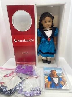 American Girl Retired 18 Doll Cecile New In Box NRFB & Book. Free Shipping