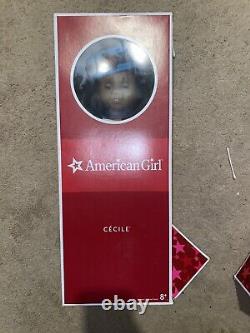 American Girl Retired 18 Doll Cecile Rey With Box And Book