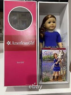 American Girl SAIGE Doll of the Year & Book 18 SAIGE Brand New +BONUS NEW