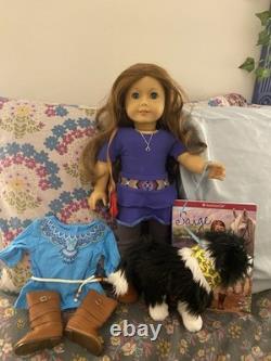 American Girl Saige Copeland 18 Doll Girl of The Year 2013 with pierced ears