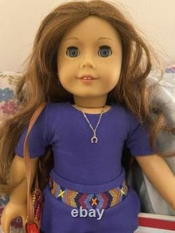 American Girl Saige Copeland 18 Doll Girl of The Year 2013 with pierced ears