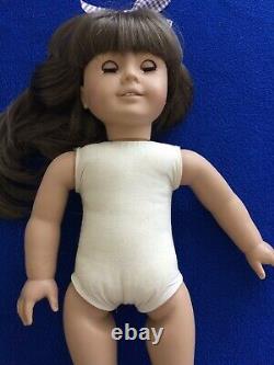 American Girl Samantha's Doll White Body And Accessories 1986 Pleasant Co Pre Ma