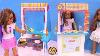 American Girl Snack Stand With Yummy Mexican Food Toy Video