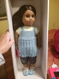 American Girl Sonali Doll & Book Set Never Removed From The Box, New