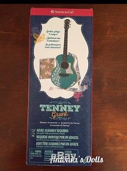 American Girl Tenney Grant Doll & Book WITH ACCESSORIES GUITAR NEW TENNY NIB