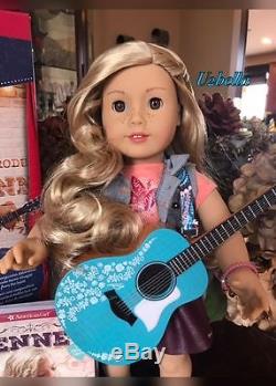 American Girl Tenney Grant Doll with Accessories Guitar & Notebook NEW Tenny NIB