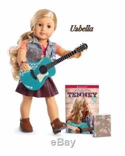 American Girl Tenney Grant Doll with Accessories Guitar & Notebook NEW Tenny NIB