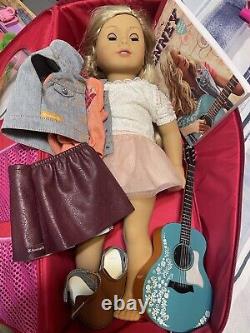 American Girl Tenney Grant Doll with Book and Carry Case
