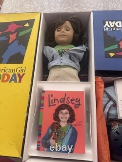 American Girl Today 2001 Lindsey Bergman Doll Book Accessories and Box retired