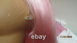 American Girl Truly CYO Create Your Own Doll Naked Earrings Long Pink Hair Cute
