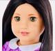 American Girl Truly MeT 18-inch Doll #128 with long straight black-brown hair
