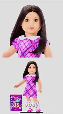 American Girl Truly MeT 18-inch Doll #128 with long straight black-brown hair