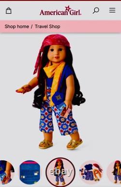 American Girl Truly MeT 18-inch Doll #128 with long straight black-brown hair