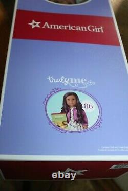 American Girl Truly Me 18 Doll #86 NRFB New in Box, Long Purple Hair Retired