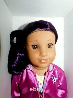 American Girl Truly Me 18 Doll #86 New in Box- Purple Hair Retired With Book