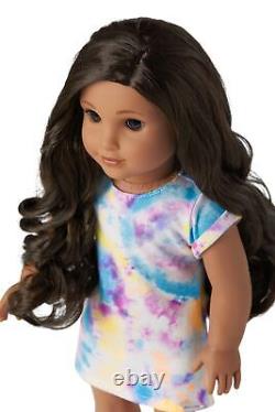 American Girl Truly Me 18-Inch Doll 108 with Brown Eyes, Curly Black-Brown Ha