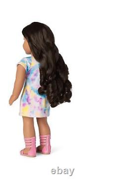 American Girl Truly Me 18-Inch Doll 108 with Brown Eyes, Curly Black-Brown Ha