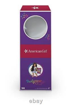 American Girl Truly Me 18-Inch Doll 108 with Brown Eyes, Curly Black-Brown Ha