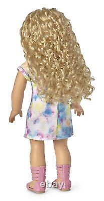 American Girl Truly Me 18-inch Doll #115 with Gray Eyes, Curly Blonde Hair, L