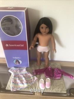 American Girl Truly Me 66 Doll Tan Skin, Black-Brown Hair, Brown Eyes, Earrings