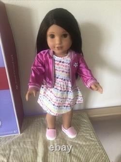 American Girl Truly Me 66 Doll Tan Skin, Black-Brown Hair, Brown Eyes, Earrings