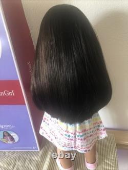 American Girl Truly Me 66 Doll Tan Skin, Black-Brown Hair, Brown Eyes, Earrings