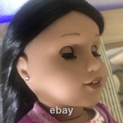 American Girl Truly Me 66 Doll Tan Skin, Black-Brown Hair, Brown Eyes, Earrings