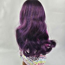 American Girl Truly Me #86 Doll Purple Curly Hair Brown Eyes Beautiful Retired