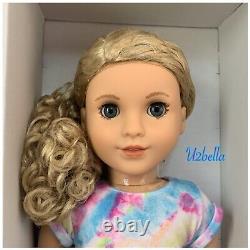 American Girl Truly Me Doll 115 Gray Eyes, Curly Blonde Hair NEW IN BOX STUNNING