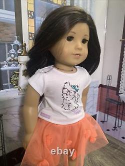 American Girl Truly Me Doll # 64 Black Hair Light Skin Brown Eyes Retired! HTF