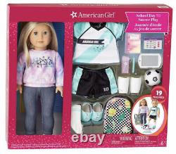 American Girl Truly Me Doll and School Day to Soccer Play Doll