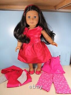 American Girl Truly Me JLY 49 Black-Brown Hair Medium Skin Blue Eyes EUC