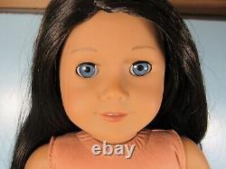 American Girl Truly Me JLY 49 Black-Brown Hair Medium Skin Blue Eyes EUC