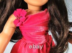 American Girl Truly Me JLY 49 Black-Brown Hair Medium Skin Blue Eyes EUC