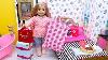 American Girl Unpacking Doll Clothes From Suitcases Play Dolls