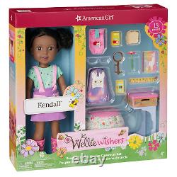 American Girl Welliewishers Kendall Doll and School Set